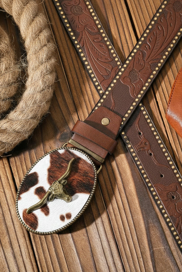 Ashore_shop_Western_Western_Metal_Buckle_PU_Leather_Belts