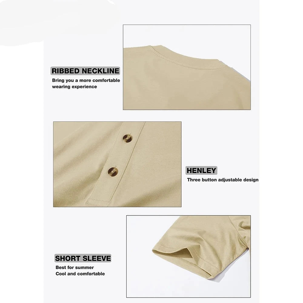 Ashoreshop-100%-Cotton-Henley-T-shirts-Mens-Casual-Henry-Collar-Short-Sleeve-T-Shirts-Summer-Tee-26