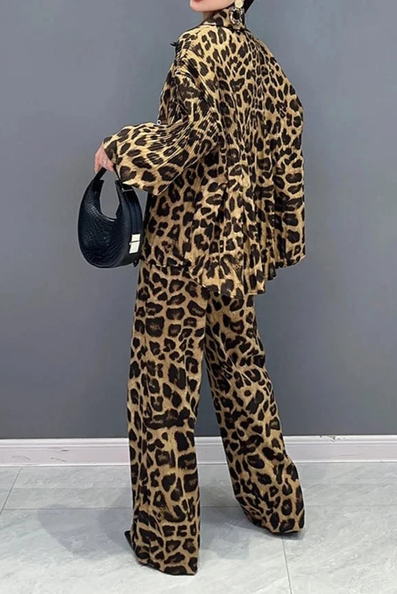 Ashoreshop-2-Pieces-Sets-Leopard-Print-Shirt-Casual-Straight-Trousers-2024-2