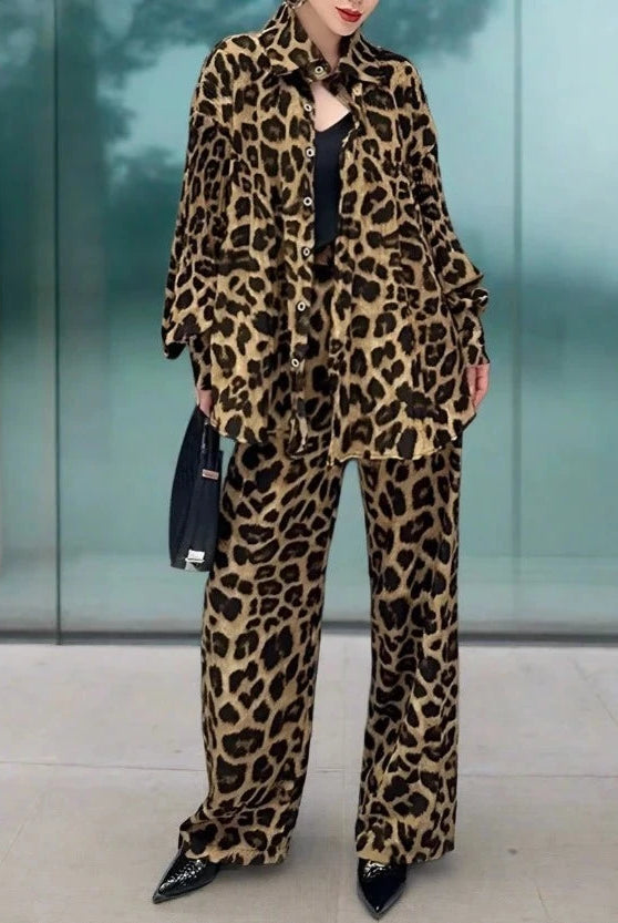 Ashoreshop-2-Pieces-Sets-Leopard-Print-Shirt-Casual-Straight-Trousers-2024-7
