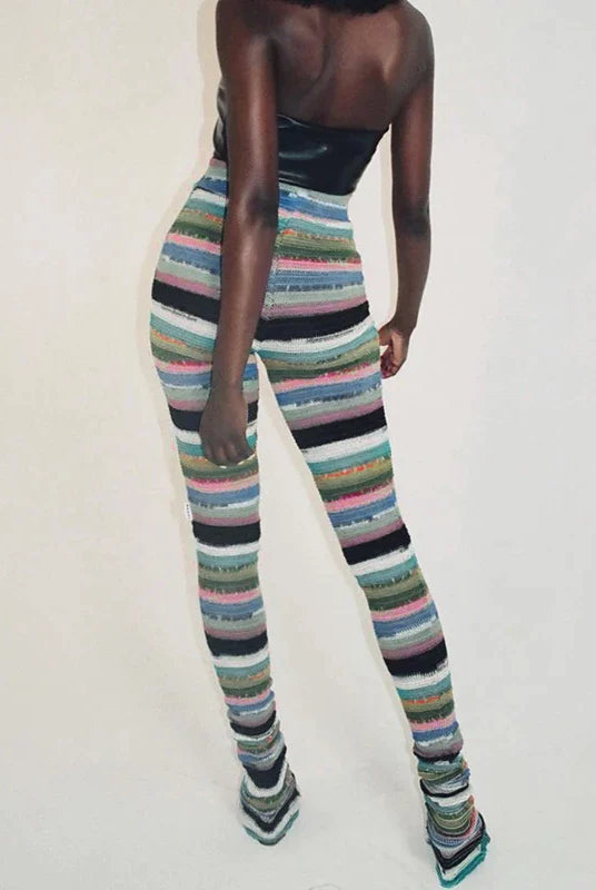 Ashoreshop-Colorful-Striped-Sweater--Knitted-Trousers-Random-Printed-Casual-pants-leggings3
