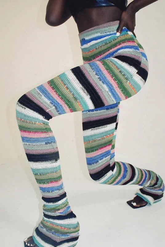 Ashoreshop-Colorful-Striped-Sweater--Knitted-Trousers-Random-Printed-Casual-pants-leggings9