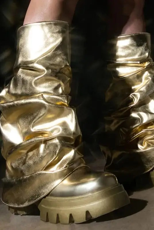 Ashoreshop-Metallic-Boots-Mid-Calf-In-Gold-Shark-Botas-Luxury-Winter-Platform-y2k-Shoes-For-Women