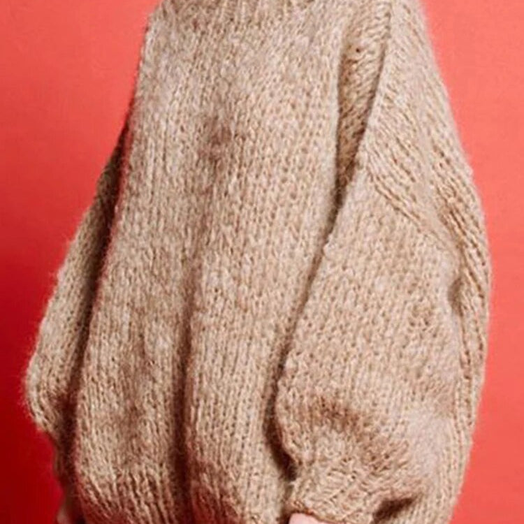 Ashoreshop-Mohair_Sweaters_For_Women_Round_Neck_Lantern_Sleeve_Loose_Sweater_Dress97