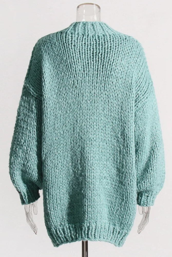 Ashoreshop-Mohair_Sweaters_For_Women_Round_Neck_Lantern_Sleeve_Loose_Sweater_Dress-11