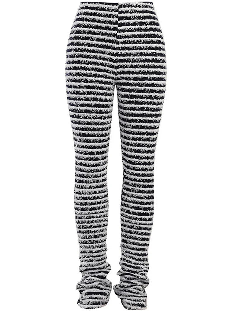Ashoreshop-Striped-Fluffy-Stacked-Pants-Sporty-Leggings-Skinny-Legging19