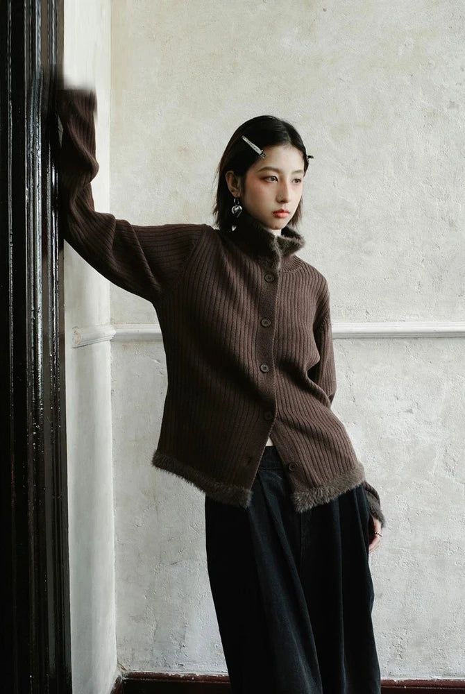 Ashoreshop-Winter-Long-Sleeve-Women-Sweater-Cardigan-Vintage-Button-Up-Thick-Solid-Color-Knit-Female7