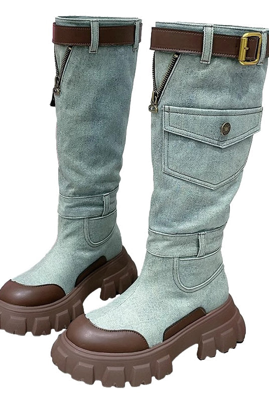 Ashoreshop-Women-Casual-Shoes-Cowboy-Denim-Boots-2023-Winter-Flats-Knee-High-Boots-Motorcycle-Boots-1