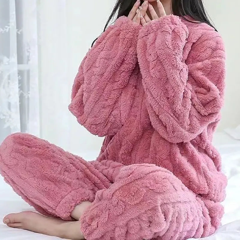 Ashoreshop-Women-Warm-2-Piece-Sets-Fleece-Set-Pullover-And-Pants-Casual-Pajama_Sets