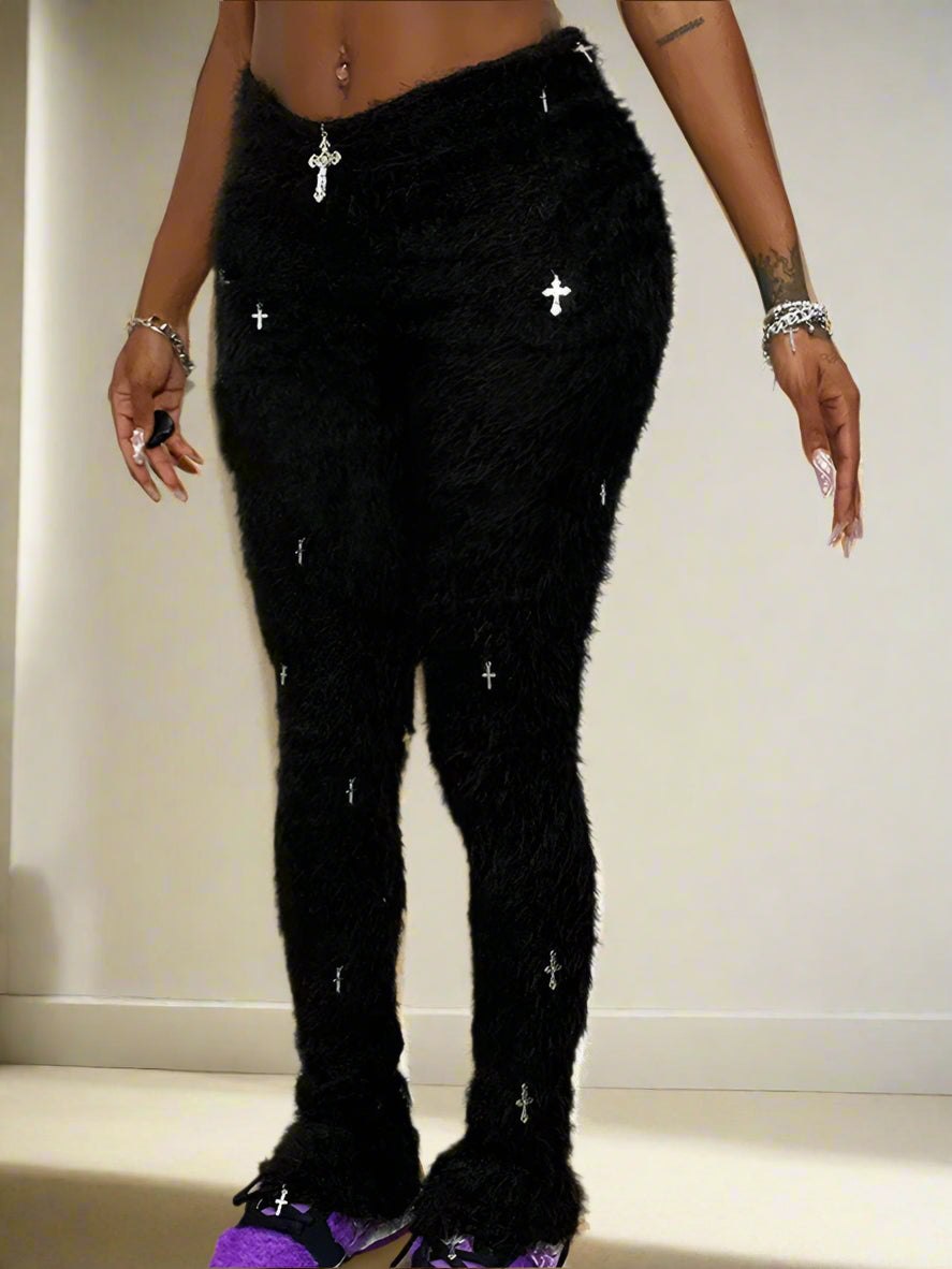 Ashoreshop-Women-fur-legging-2023-Mohair-Trousers17