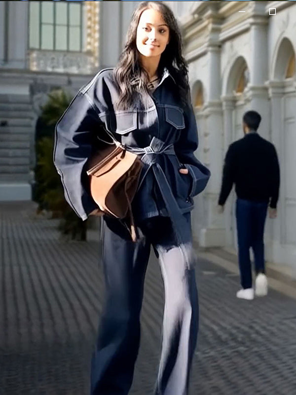 Ashoreshop-Women_s_Classic_Denim_Pant_Suit_Set_two_piece_Outfit_Sets