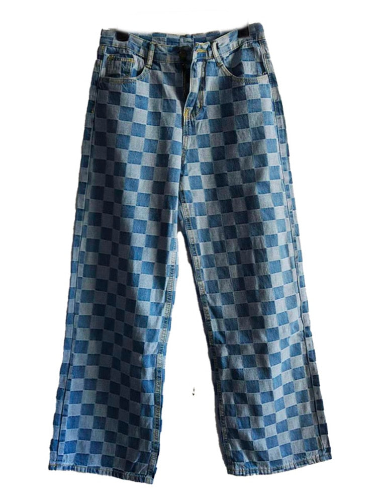 Ashoreshop-Womens-Checked-Women-s-Jeans-Autumn-2023-New-High-Waist-Wide-Leg-Loose-Straight-Denim_pants-2