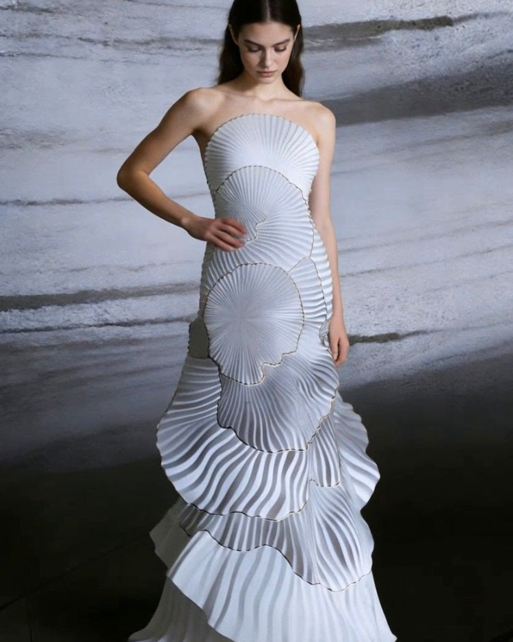 SEA SHELL Maxi Dress ASHORE by Shore Famous Formal Dress