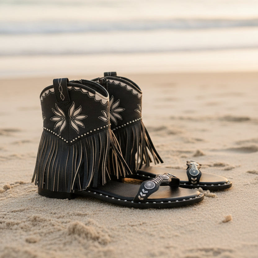 Ashore Cowgirl Shop Western-inspired women’s summer flats