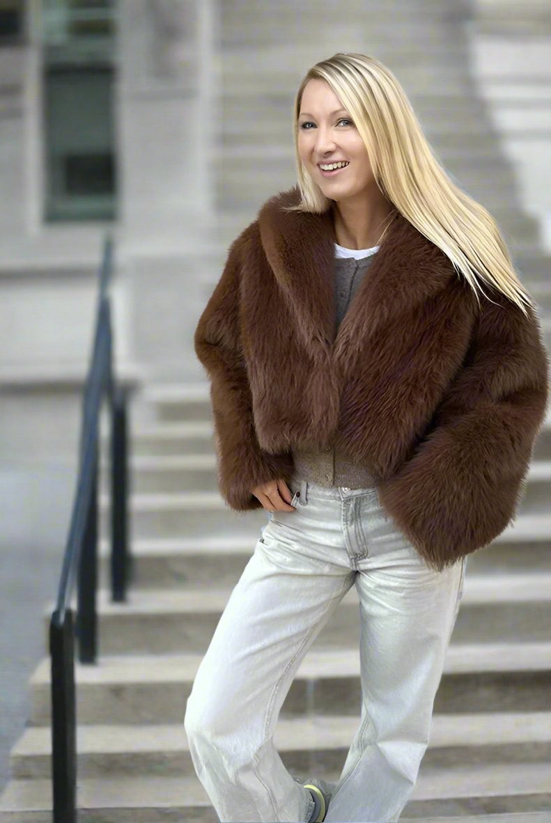 Brown_and_burgundy_Lapel_Faux_Fur_Short_Coat_Women_Fluffy_Long_Sleeve_Warm_Thick_Loose_Jacket