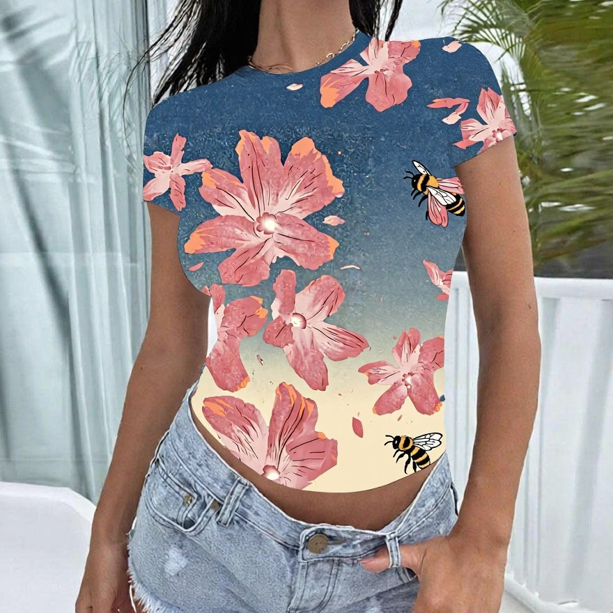 Ashore®️ Women AntiUV Active Flower Tops