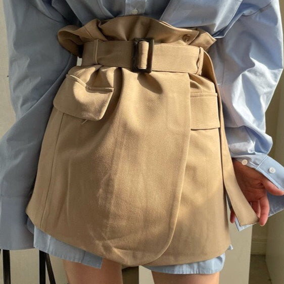 Two Piece Outfits 2025 modern city runner outfit Tow Piece Sets Shirt and Skirt