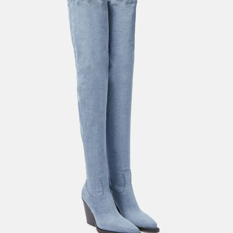 Ashore women’s over-the-knee boots exude modern Western sophistication