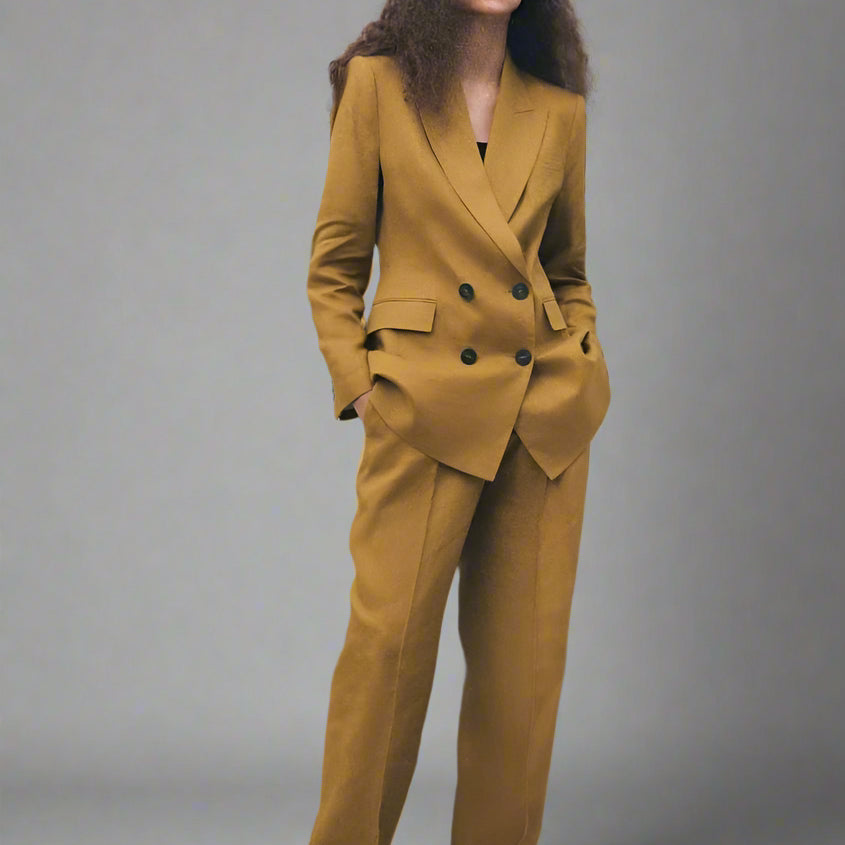 Linen Three Piece Suit Sets