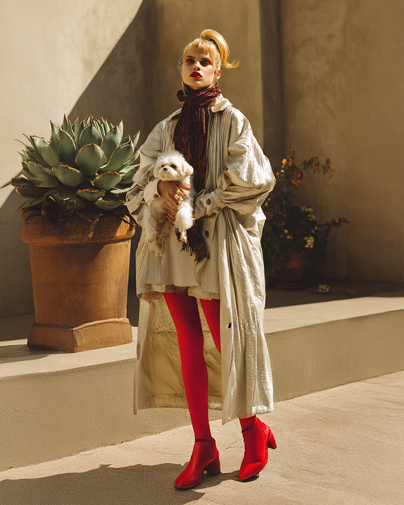 Designer_Pleated_Long_Crushed_Silk_Shirt_Cardigans_Spring_2026_New