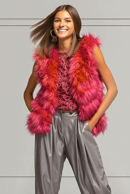 Fuchsia_Mohair_Fur_Vest_ASHORE_Design-1