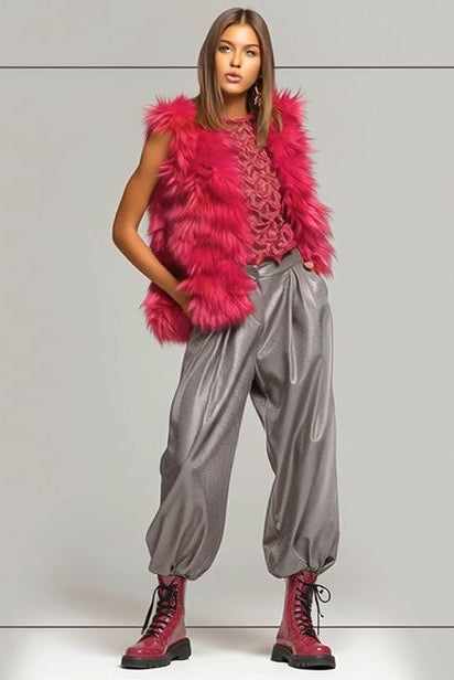 Fuchsia_Mohair_Fur_Vest_ASHORE_Design