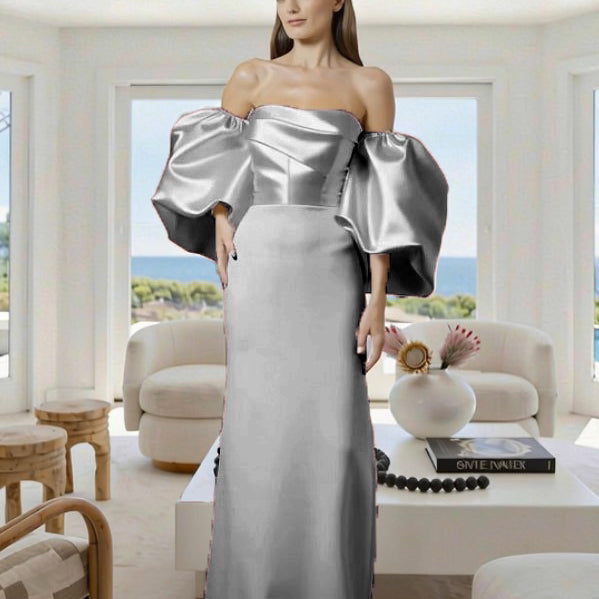 Custom Modern Formal Maxi Dress