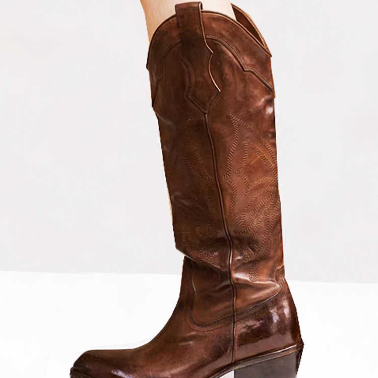 Ashore Western Shop Butterfly Embroidery Western Cowgirl Boots