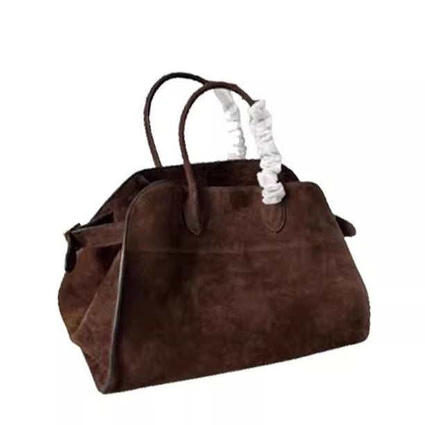 Women Large Suede Leather Bag