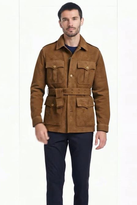 Men_s_Classic_Suede_Field-style_Jacket_with_4_pockets_in_Multiple_Colors_Custom_Size-1