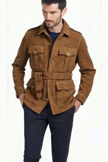 Men_s_Classic_Suede_Field-style_Jacket_with_4_pockets_in_Multiple_Colors_Custom_Size-2