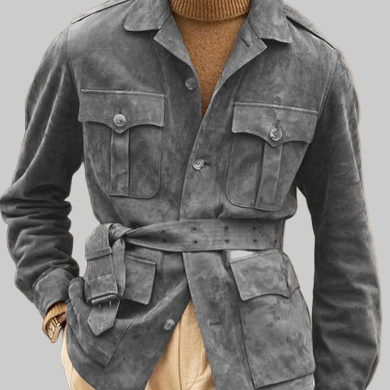 Men_s_Classic_Suede_Field-style_Jacket_with_4_pockets_in_Multiple_Colors_Custom_Size-4