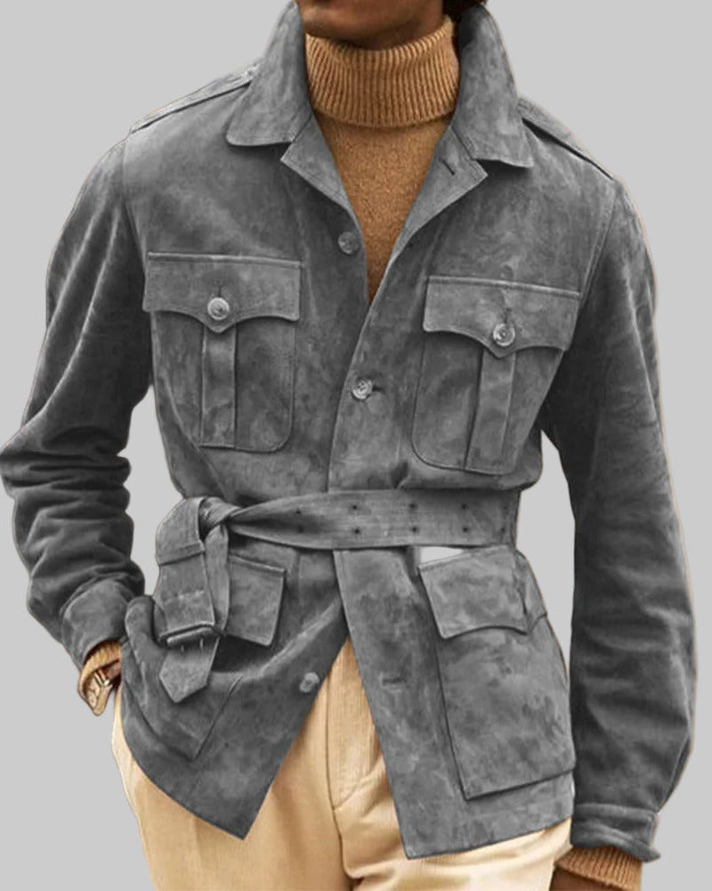Men_s_Classic_Suede_Field-style_Jacket_with_4_pockets_in_Multiple_Colors_Custom_Size-4