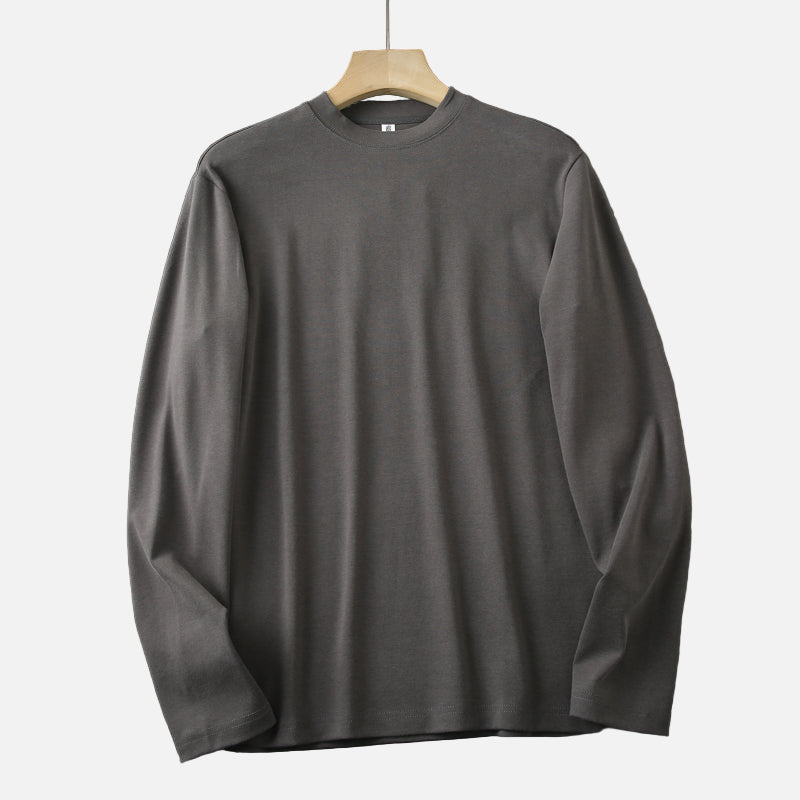 Men_s_autumn_and_winter_moisture-wicking_crew_neck_solid_color_long-sleeved_T-shirt-1-4-5