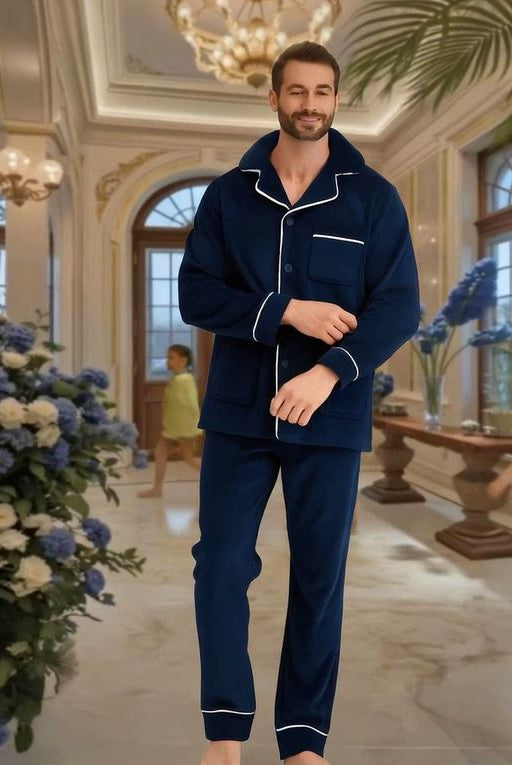 Men_s_pajamas_long-sleeved_trousers_thickened_warm_suit_for_Holidays_Home