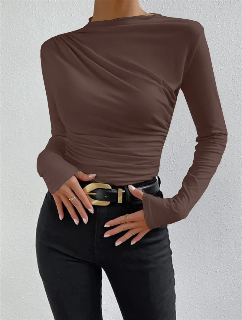Mesh_Long_Sleeve_Tops_Women_Stretch_Slim_Fit_Blouse_Undershirt-6