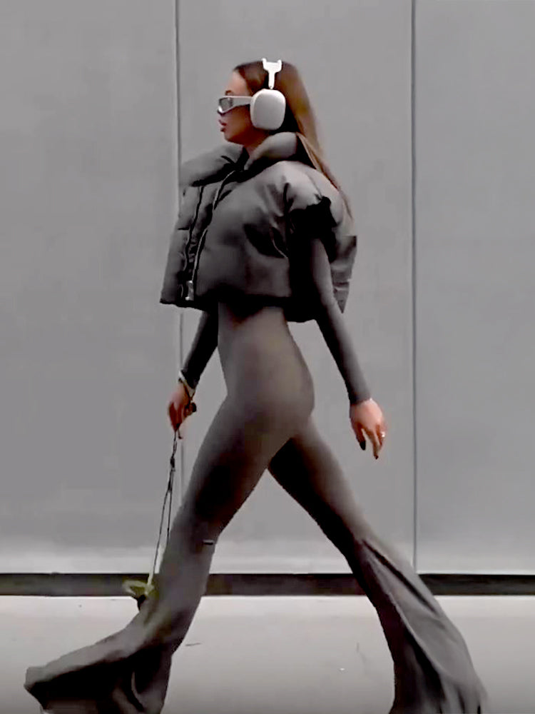 Modern_Women_Two-Piece_Set_Flare_Pant_Jumpsuit_with_Short_Bubble_Vest_Aviator_Jackets