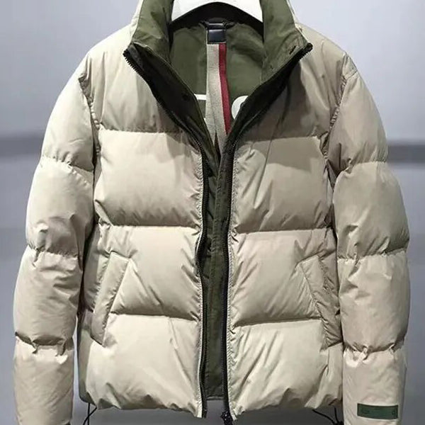 New Arrival Couples Unisex Autumn And Winter Warm Cotton-padded Jacket Men Coat-4