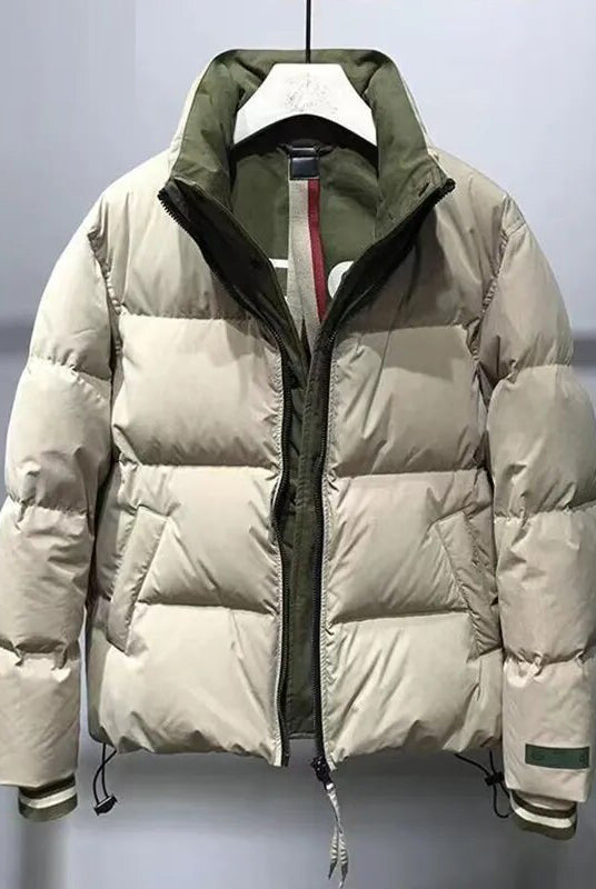 New Arrival Couples Unisex Autumn And Winter Warm Cotton-padded Jacket Men Coat-4