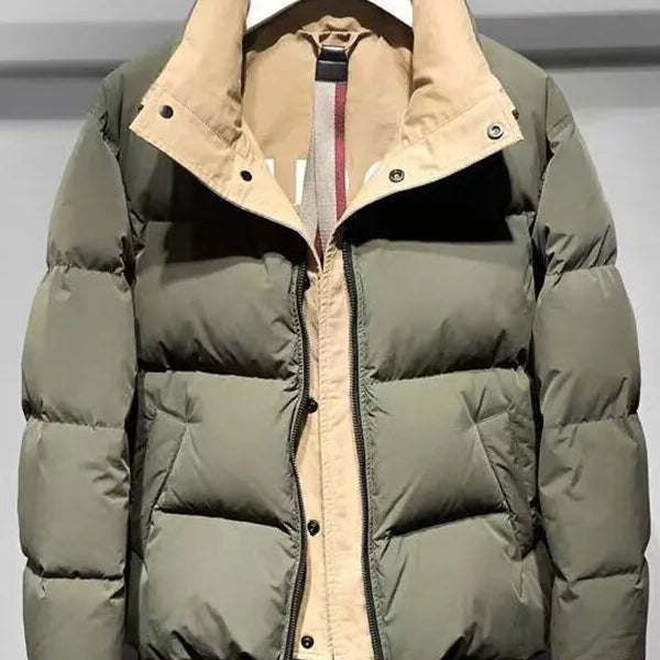New Arrival Couples Unisex Autumn And Winter Warm Cotton-padded Jacket Men Coat-5