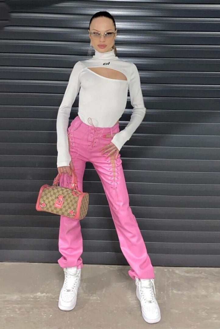 Ashore Shop Pu Leather pants