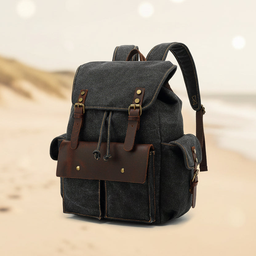 Men Women Durable Canvas Backpacks Three Styles in Stock