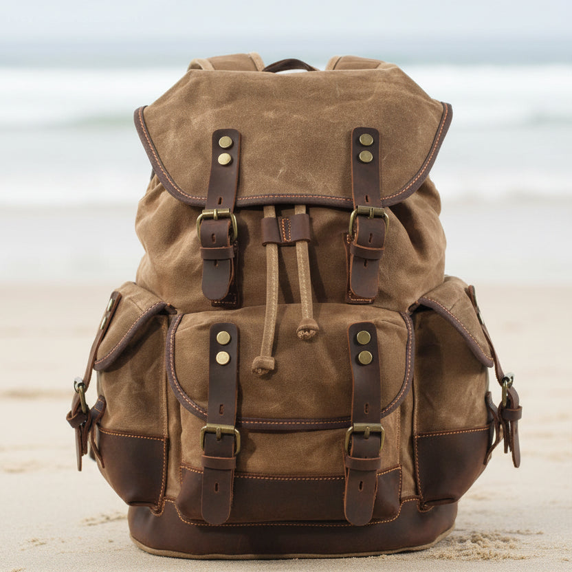 Men Women Durable Canvas Backpacks Three Styles in Stock