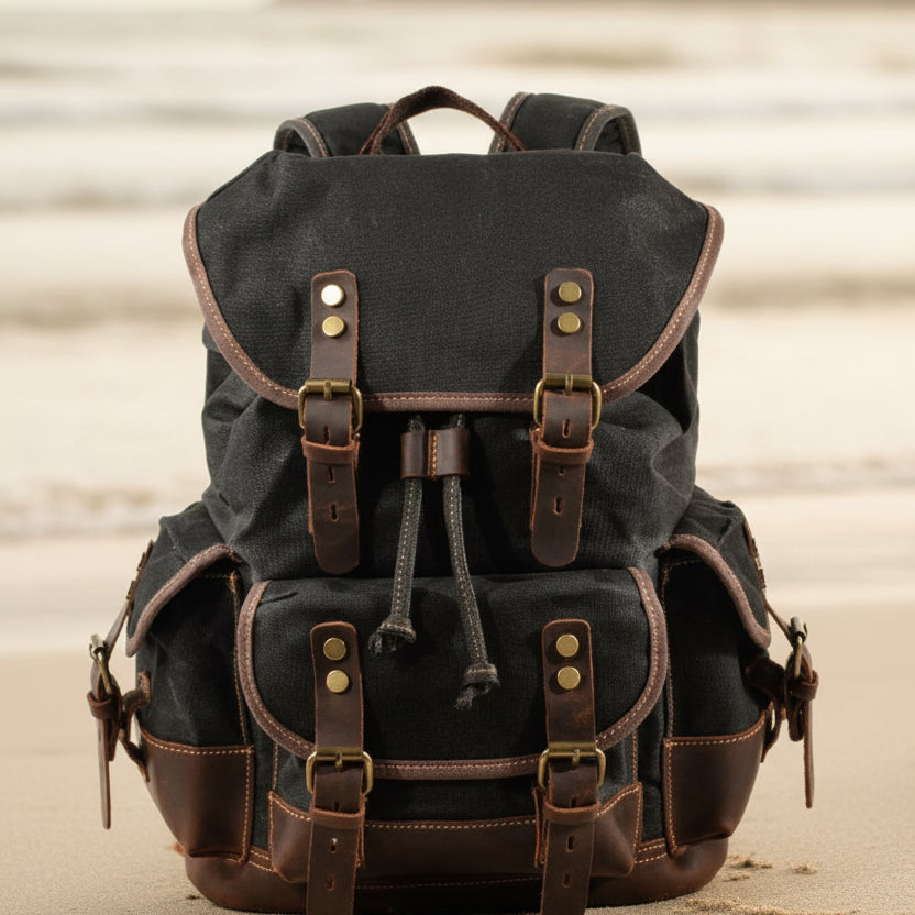 Men Women Durable Canvas Backpacks Three Styles in Stock