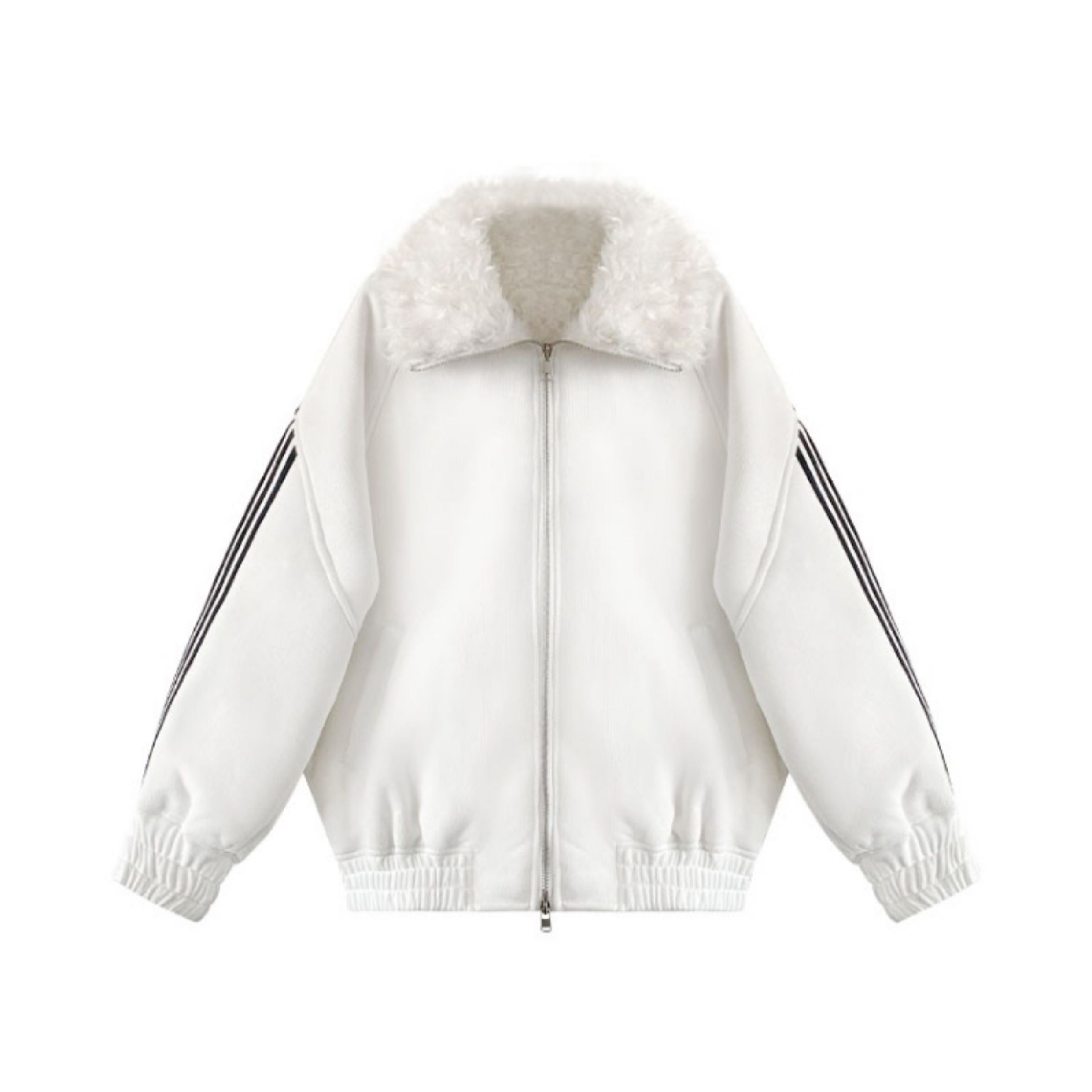 Track Suit Sets white lambswool comfortable loose two-piece Sets