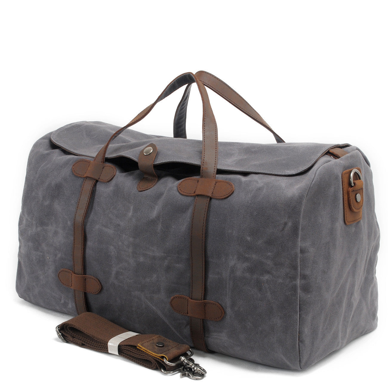 Durable waxed canvas travel bag Men/Women Large-capacity workwear travel bag camping Bags