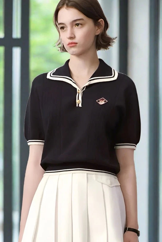 Sailor-Collar-Short-sleeved-Sweater-Knitted-Shirt-for-Women-Summer-New-4-