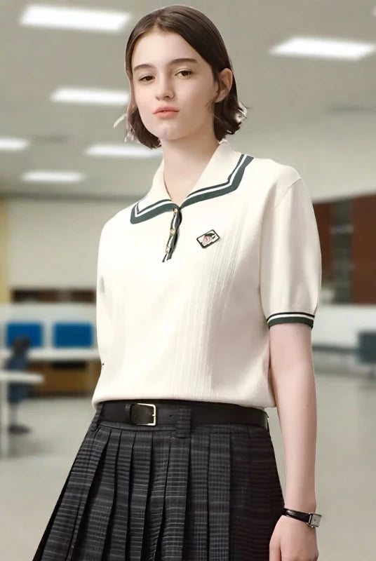 Sailor-Collar-Short-sleeved-Sweater-Knitted-Shirt-for-Women-Summer-New-4-2