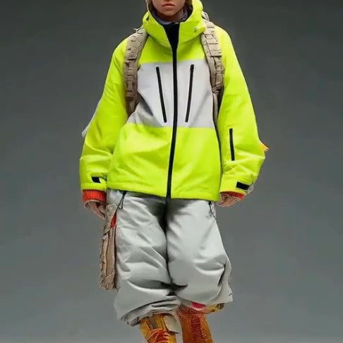 Ashore Ski Shop Winter outfit depicted is a bold, unisex ski suit