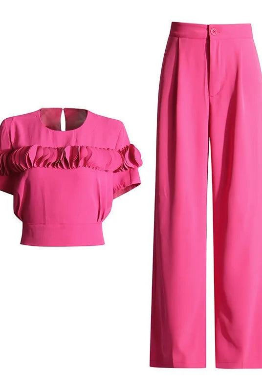 Spring_Summer_Two_Piece_Set_For_Women_O_Neck_Short_Sleeve_Spliced_Lace_Up_Vest_High_Waist_Wide_Leg_Pant_Chic_Sets_Female